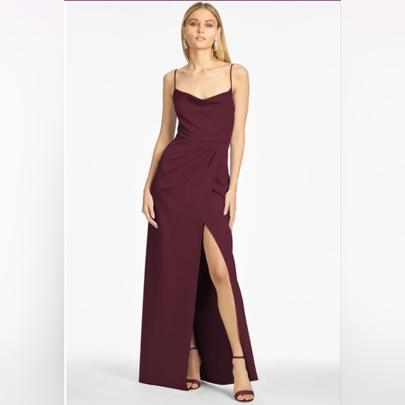 NWT! Sachin & Babi,  Paulina Gown, Deep Wine, Size 4 -MSRP $285 - Picture 1 of 12